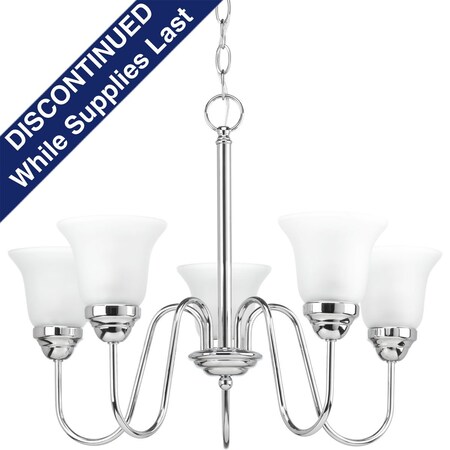 Progress Lighting Classic Collection Five-Light Chandelier P4757-15